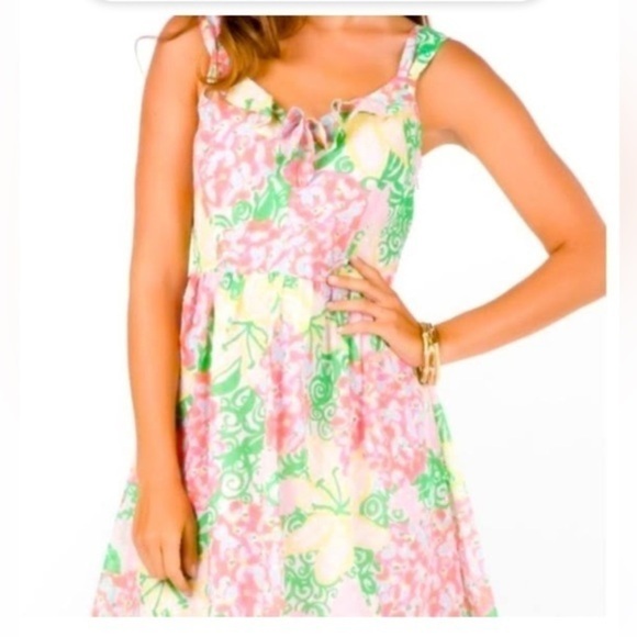 Lilly Pulitzer Peggy Mariposa Butterfly Dress S - Picture 3 of 8